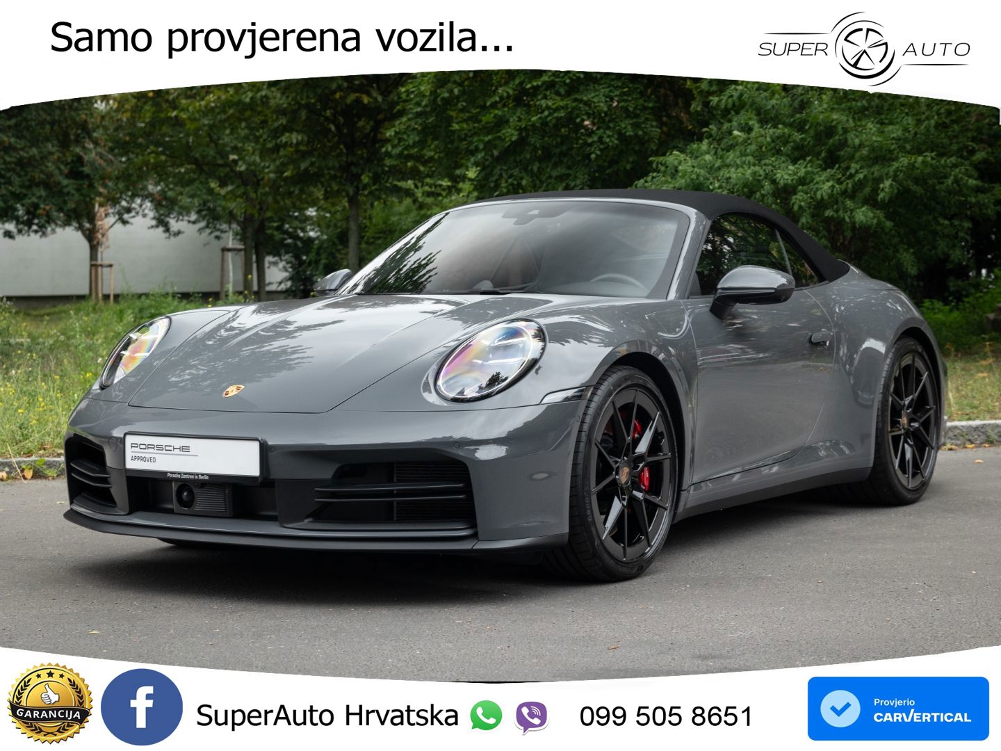 Porsche 911 Carrera GTS Cabriolet 3.0 (480 KS) PDK MATRIX+GR SJED+KAM