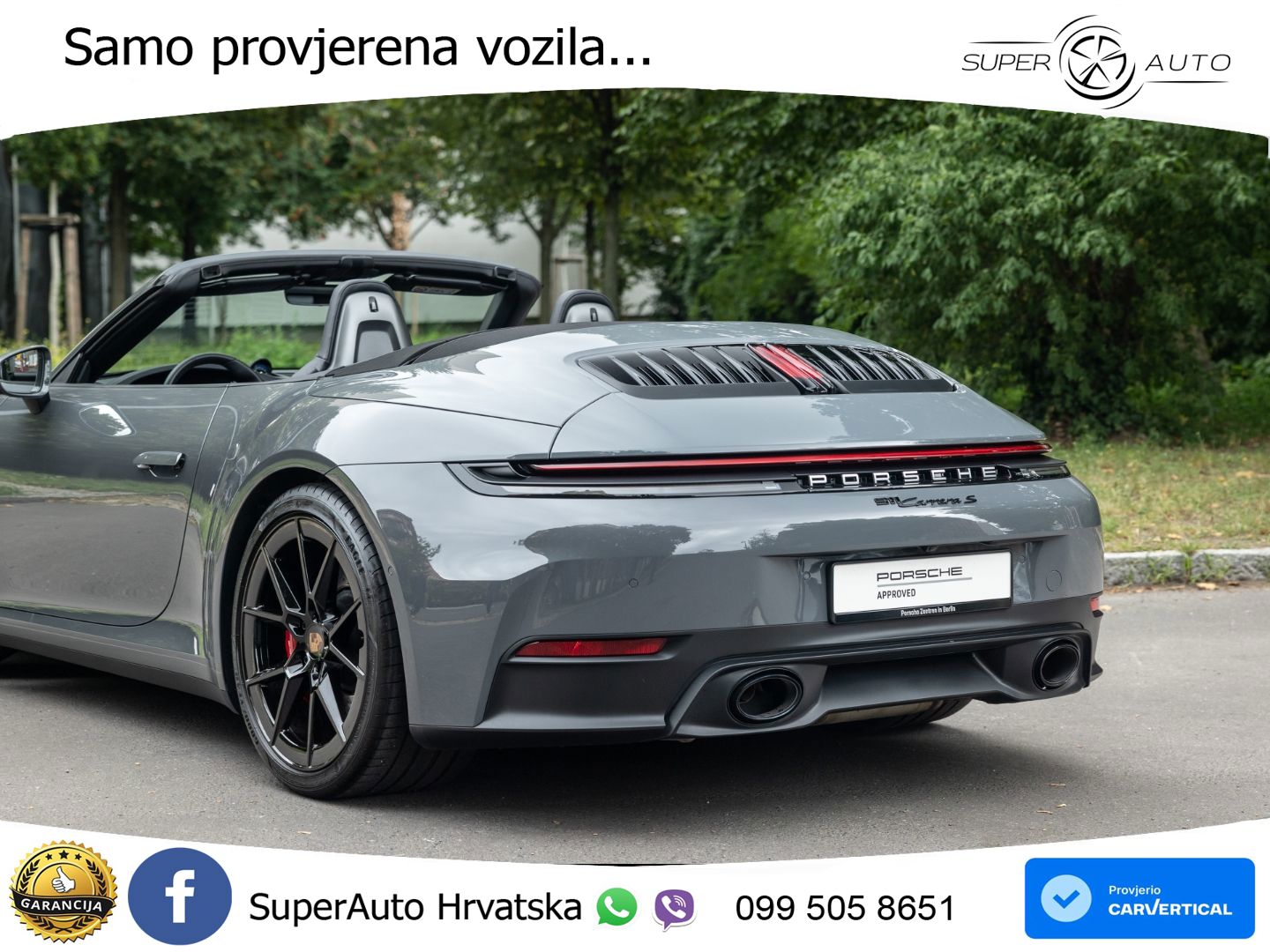 Porsche 911 Carrera GTS Cabriolet 3.0 (480 KS) PDK MATRIX+GR SJED+KAM