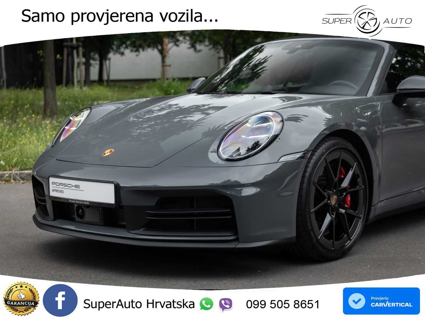 Porsche 911 Carrera GTS Cabriolet 3.0 (480 KS) PDK MATRIX+GR SJED+KAM
