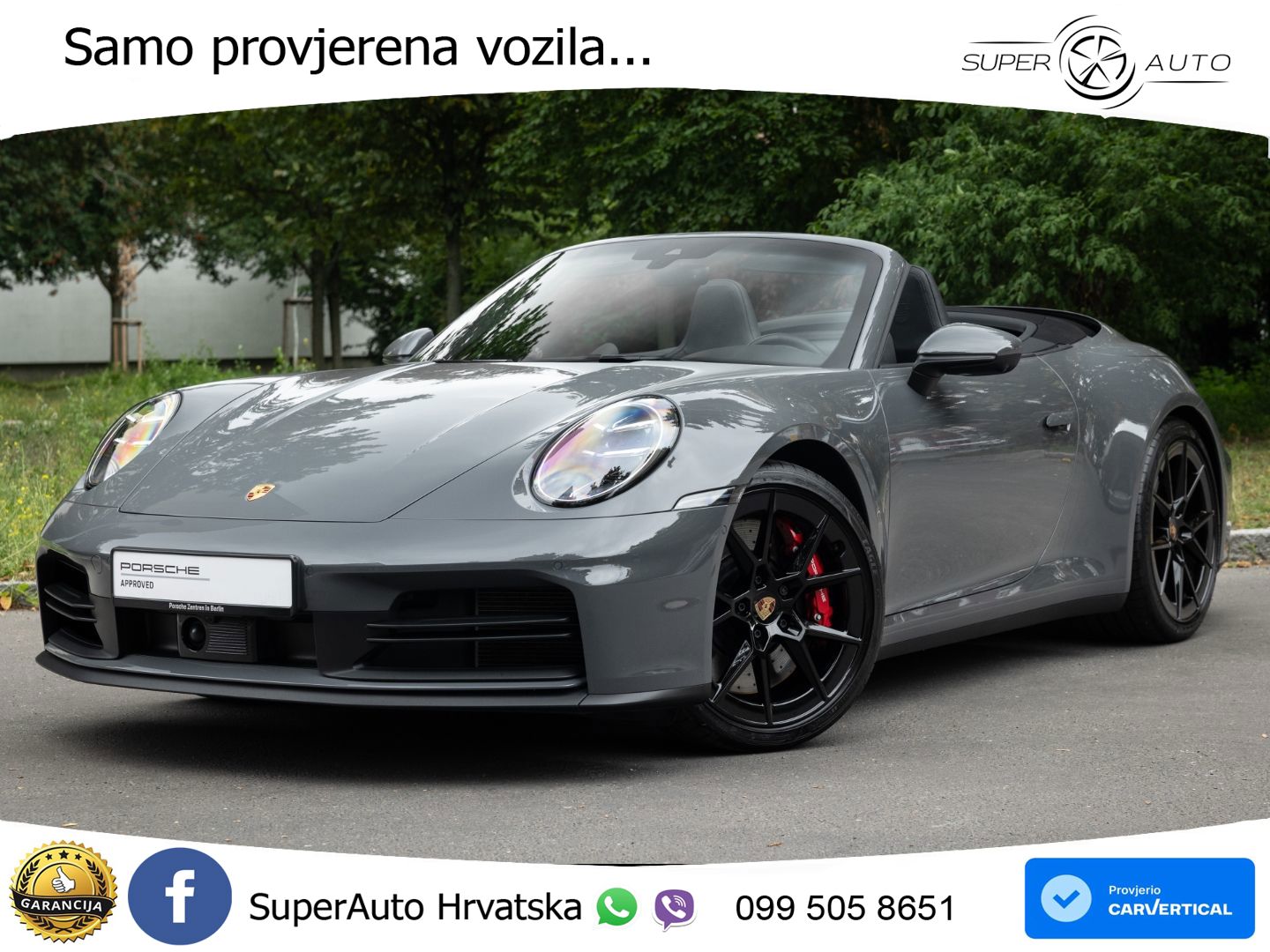 Porsche 911 Carrera GTS Cabriolet 3.0 (480 KS) PDK MATRIX+GR SJED+KAM