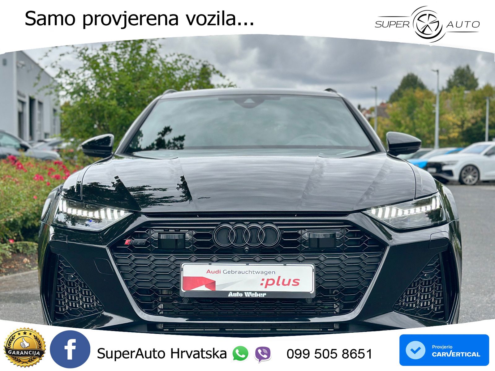 Audi RS6 Avant 4.0 TFSI V8 performance (630 KS)  quattro tiptronic Kuka LED+GR SJED+ACC