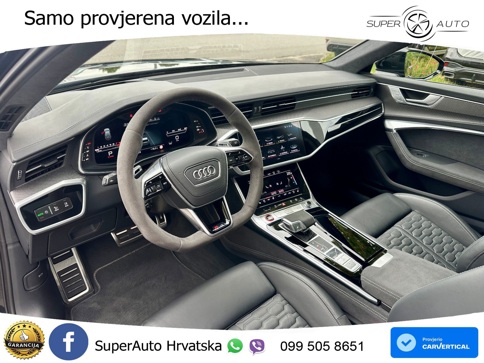Audi RS6 Avant 4.0 TFSI V8 performance (630 KS)  quattro tiptronic Kuka LED+GR SJED+ACC