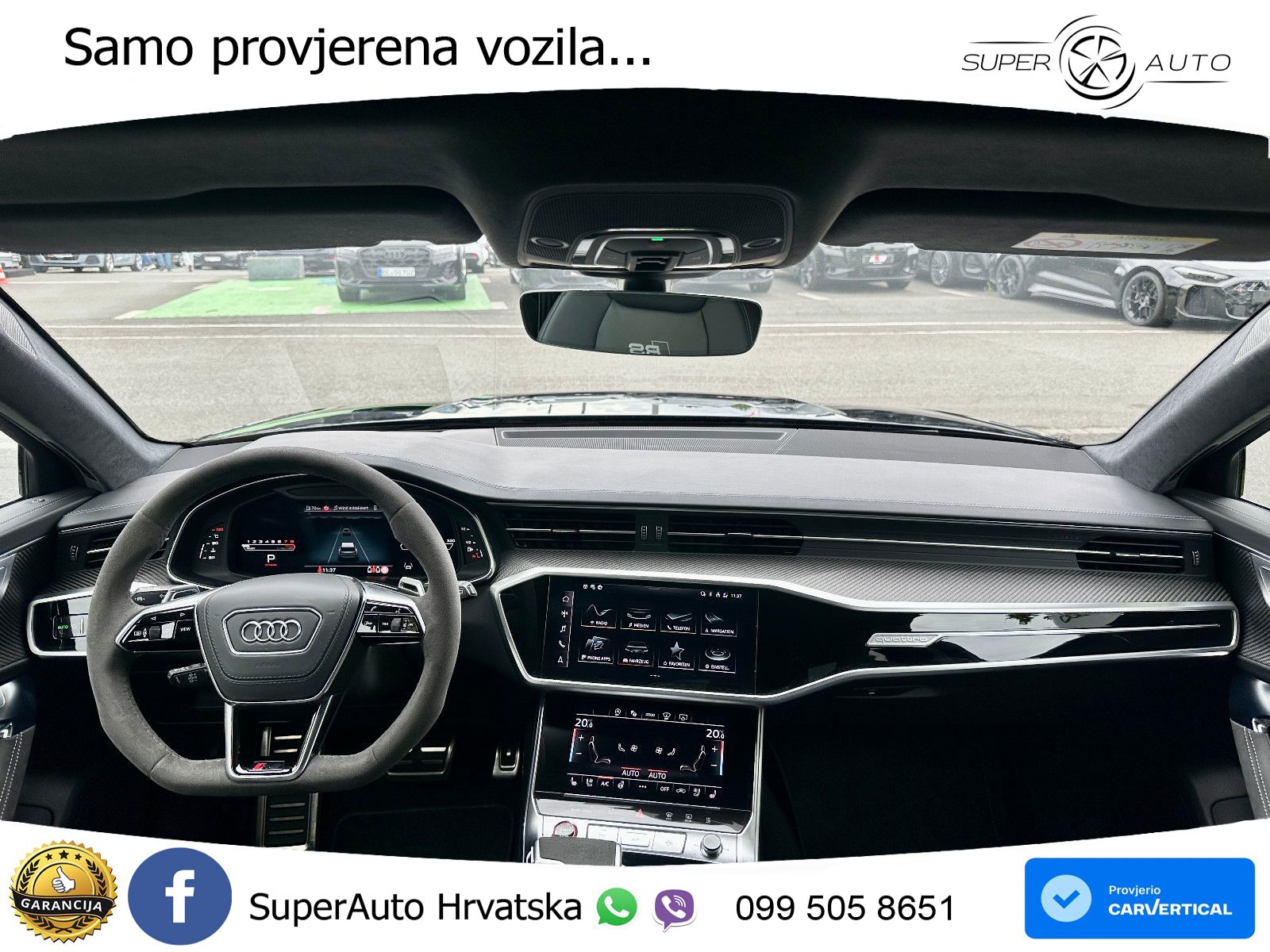Audi RS6 Avant 4.0 TFSI V8 performance (630 KS)  quattro tiptronic Kuka LED+GR SJED+ACC