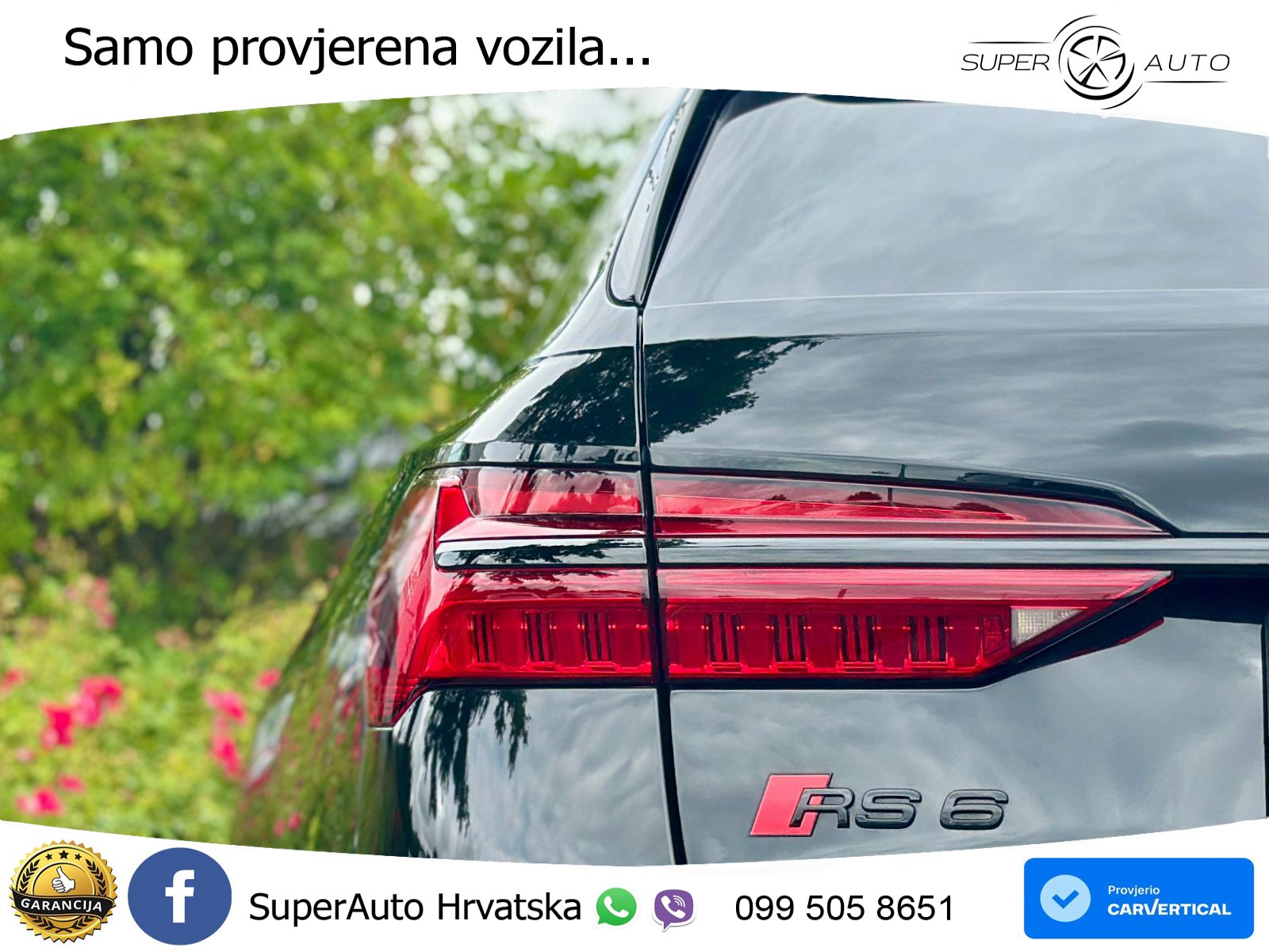 Audi RS6 Avant 4.0 TFSI V8 performance (630 KS)  quattro tiptronic Kuka LED+GR SJED+ACC