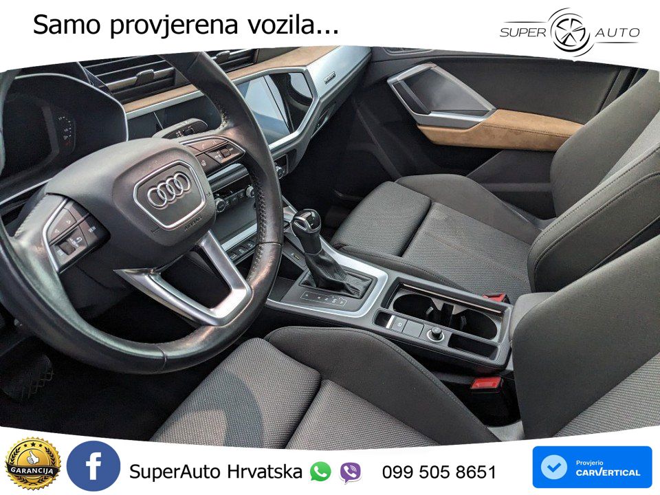 Audi Q3 40 TFSI (190 KS) quattro S tronic advanced LED+GR SJED+ACC