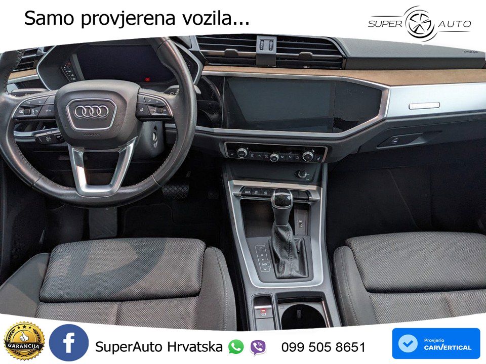 Audi Q3 40 TFSI (190 KS) quattro S tronic advanced LED+GR SJED+ACC