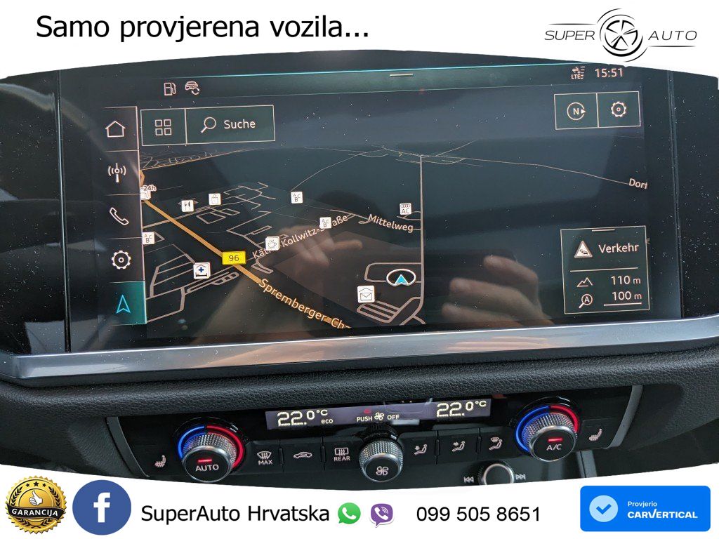 Audi Q3 40 TFSI (190 KS) quattro S tronic advanced LED+GR SJED+ACC