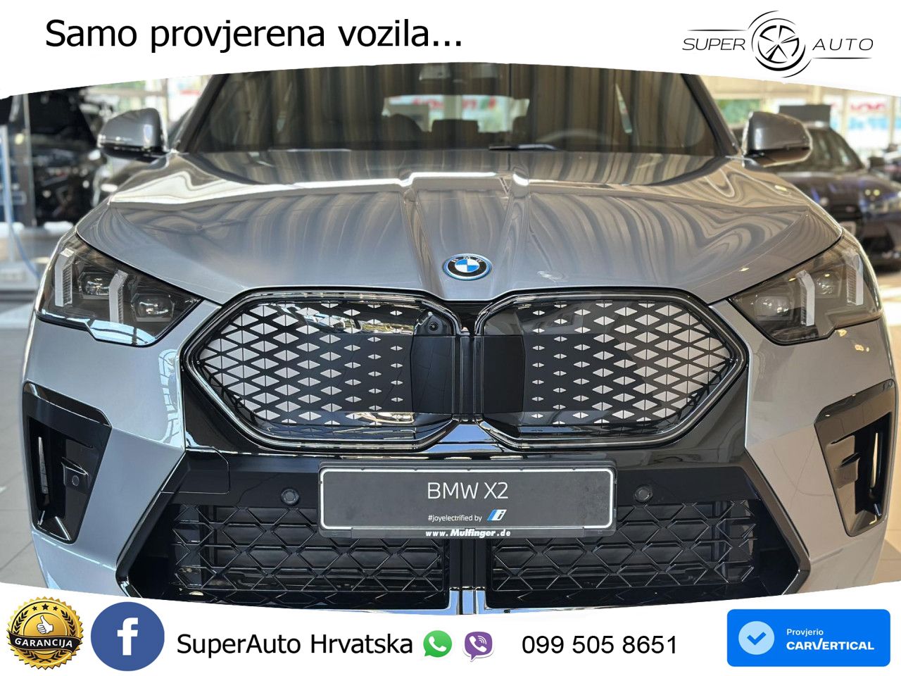 BMW iX2 66.5 kWh (313 KS) xDrive30