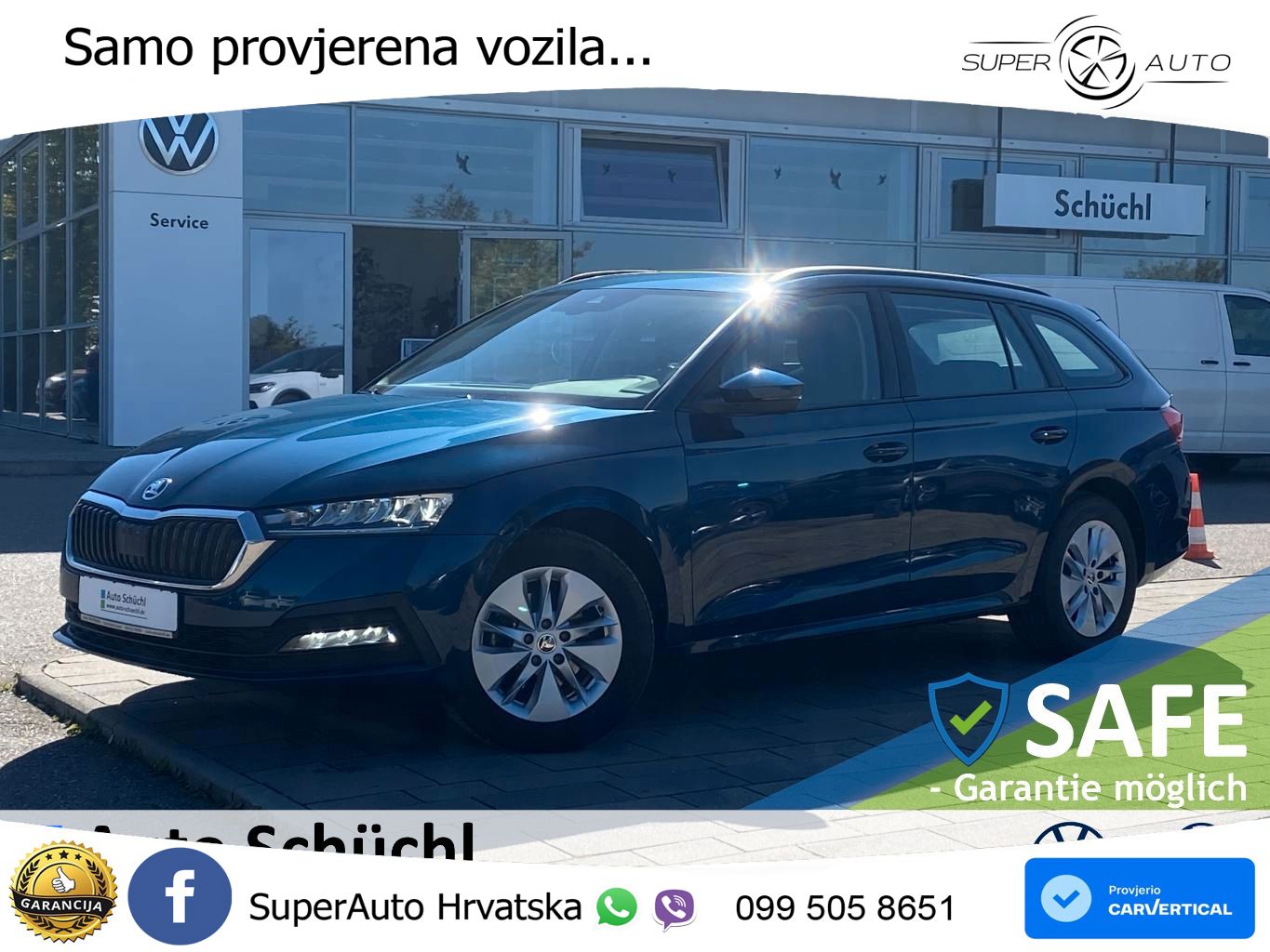 Škoda Octavia Combi 2.0 TDI (150 KS) DSG LED+GR SJED+ACC