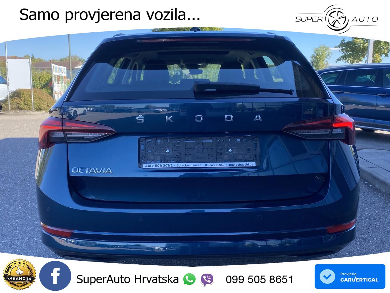 Škoda Octavia Combi 2.0 TDI (150 KS) DSG LED+GR SJED+ACC