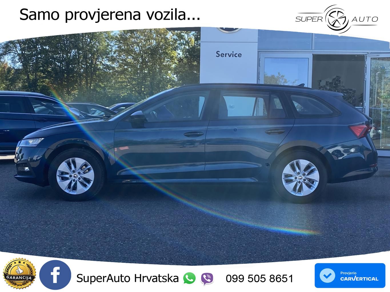 Škoda Octavia Combi 2.0 TDI (150 KS) DSG LED+GR SJED+ACC