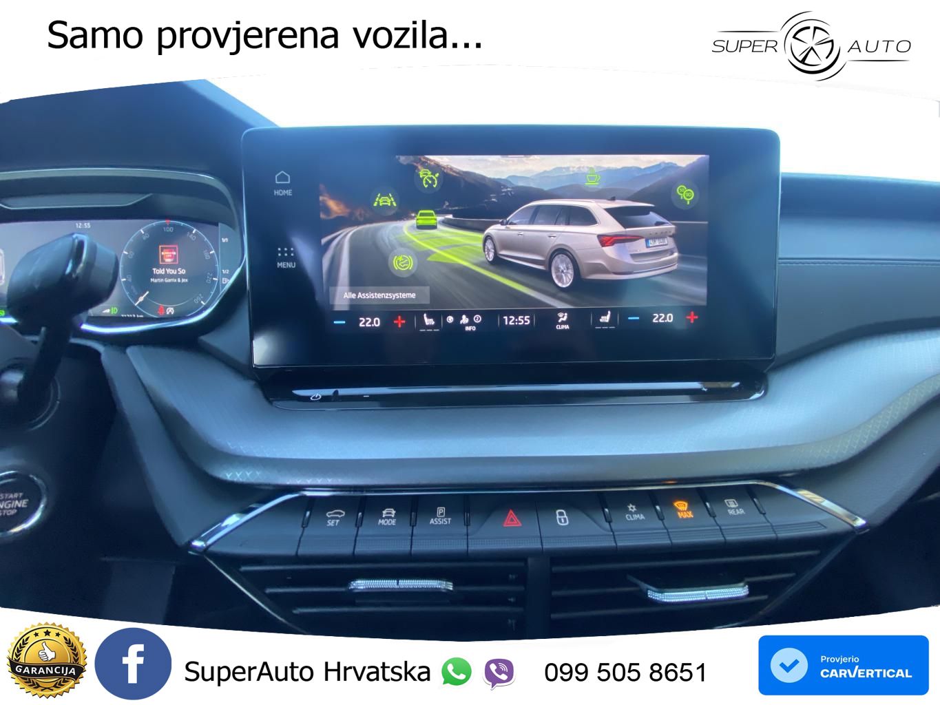 Škoda Octavia Combi 2.0 TDI (150 KS) DSG LED+GR SJED+ACC
