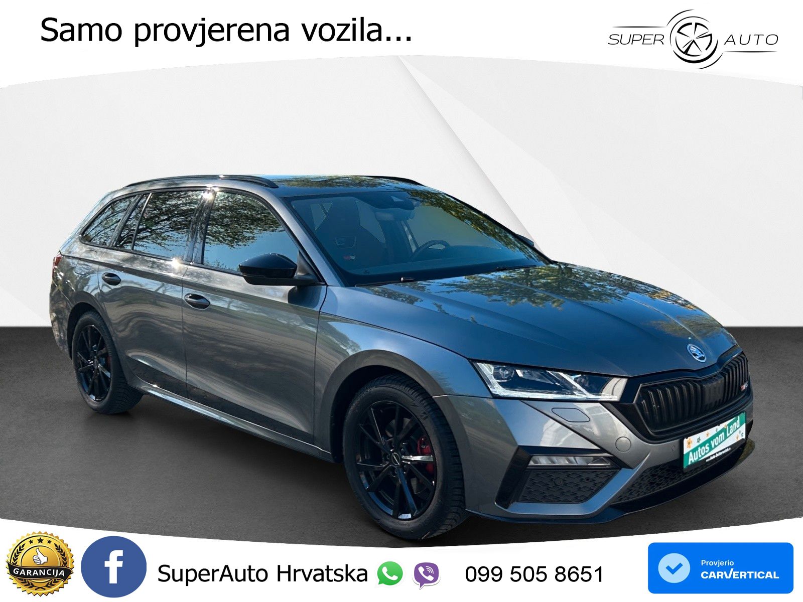 Škoda Octavia Combi RS 2.0 TDI (200 KS) DSG