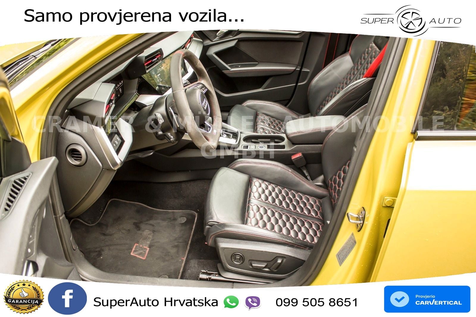 Audi RS3 Sedan 2.5 TFSI (400 KS) quattro S tronic LED+GR SJED+ACC