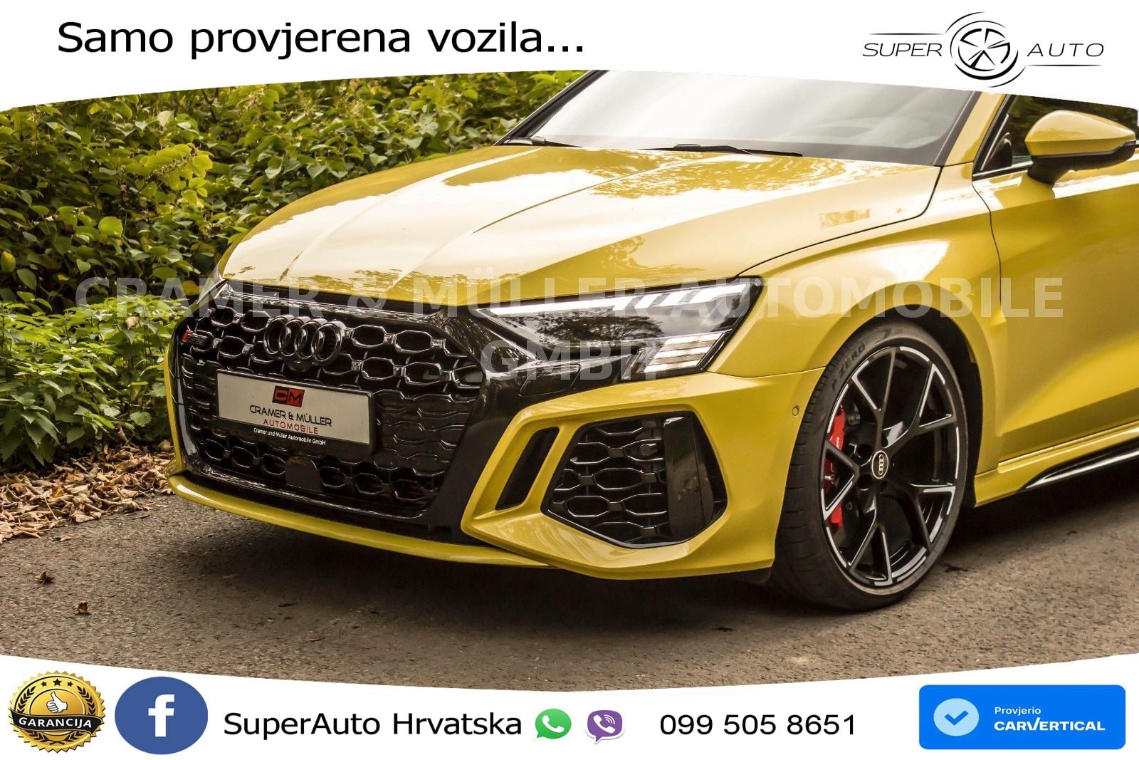 Audi RS3 Sedan 2.5 TFSI (400 KS) quattro S tronic LED+GR SJED+ACC