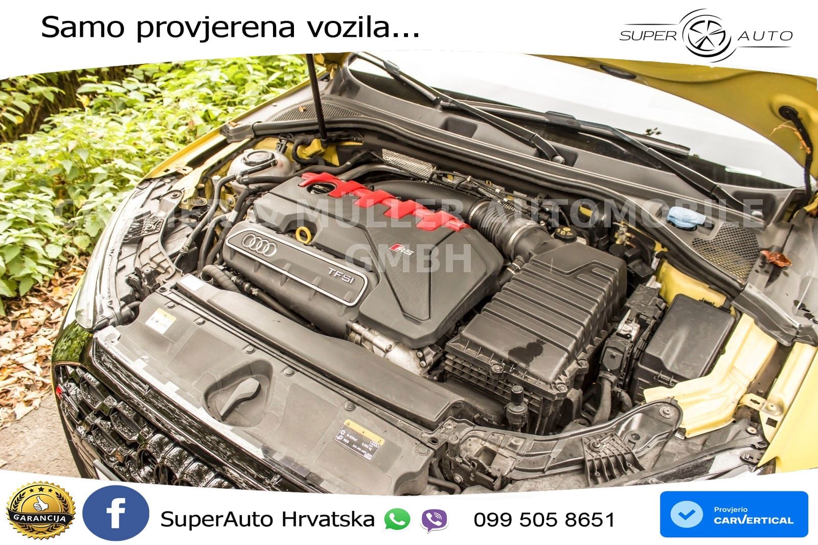 Audi RS3 Sedan 2.5 TFSI (400 KS) quattro S tronic LED+GR SJED+ACC