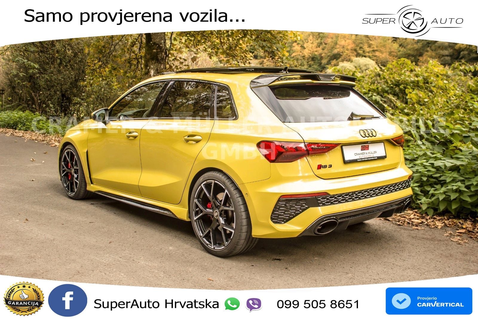 Audi RS3 Sedan 2.5 TFSI (400 KS) quattro S tronic LED+GR SJED+ACC
