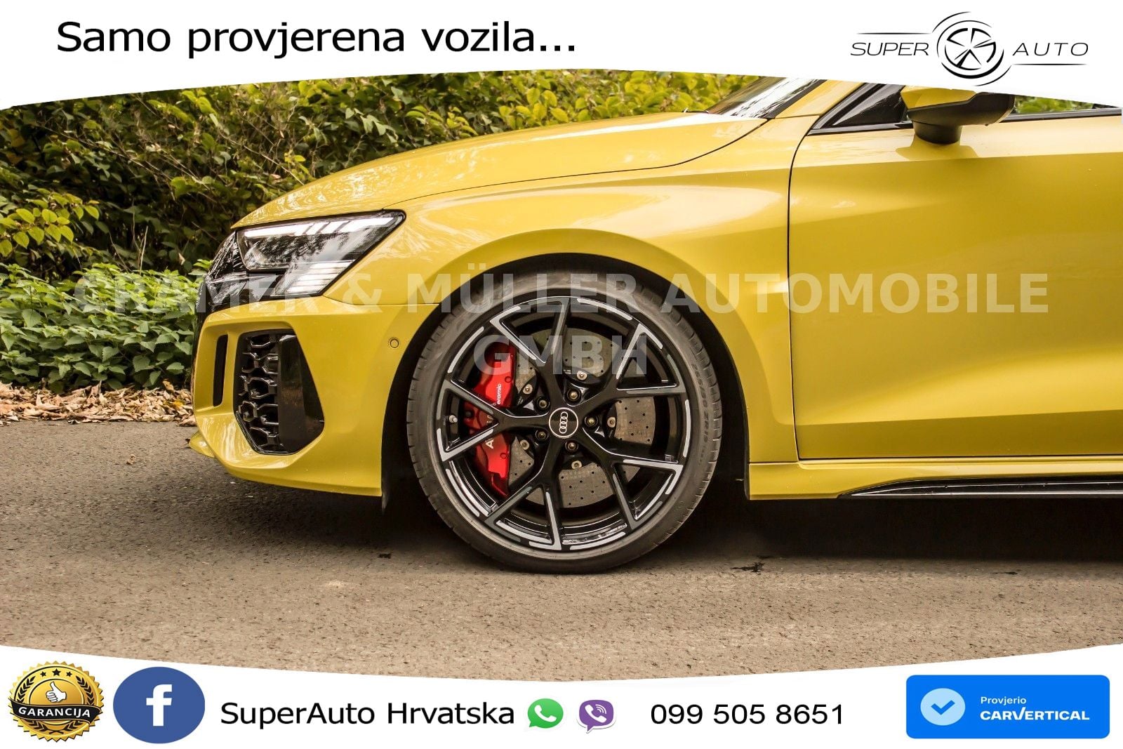 Audi RS3 Sedan 2.5 TFSI (400 KS) quattro S tronic LED+GR SJED+ACC