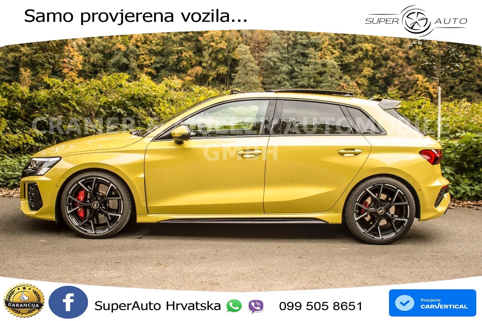 Audi RS3 Sedan 2.5 TFSI (400 KS) quattro S tronic LED+GR SJED+ACC