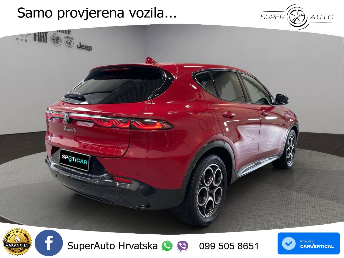Alfa Romeo Tonale 1.5 Turbo (130 KS) 48V-Hybrid TCT LED+GR SJED+ACC