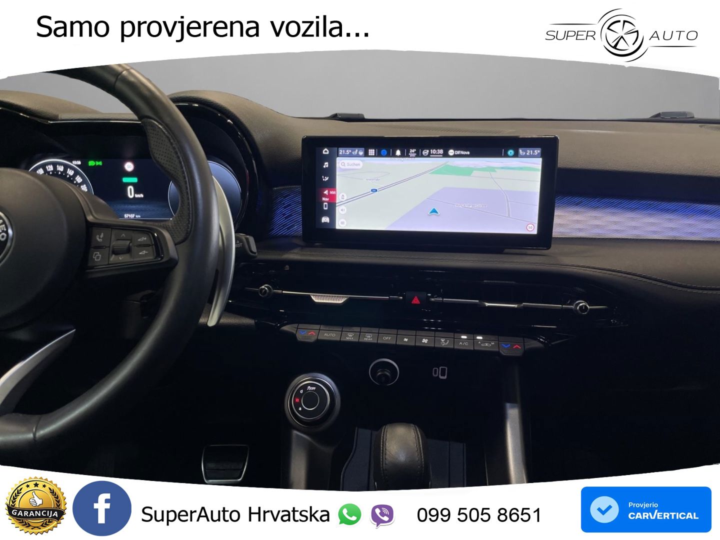 Alfa Romeo Tonale 1.5 Turbo (130 KS) 48V-Hybrid TCT LED+GR SJED+ACC