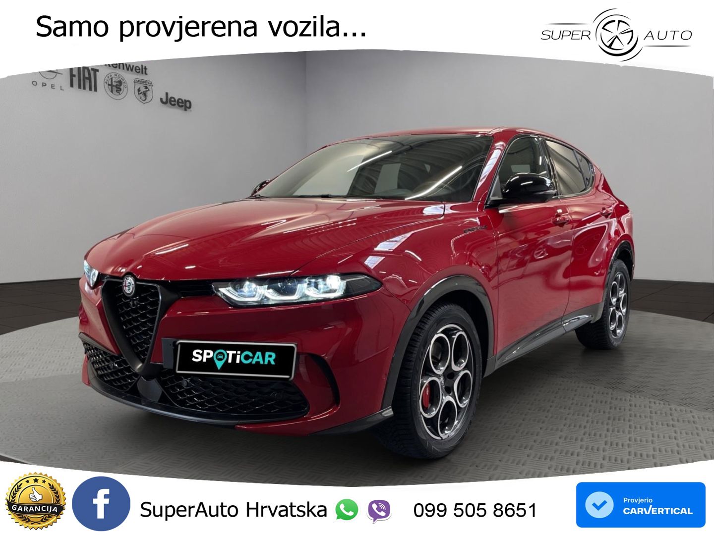 Alfa Romeo Tonale 1.5 Turbo (130 KS) 48V-Hybrid TCT LED+GR SJED+ACC