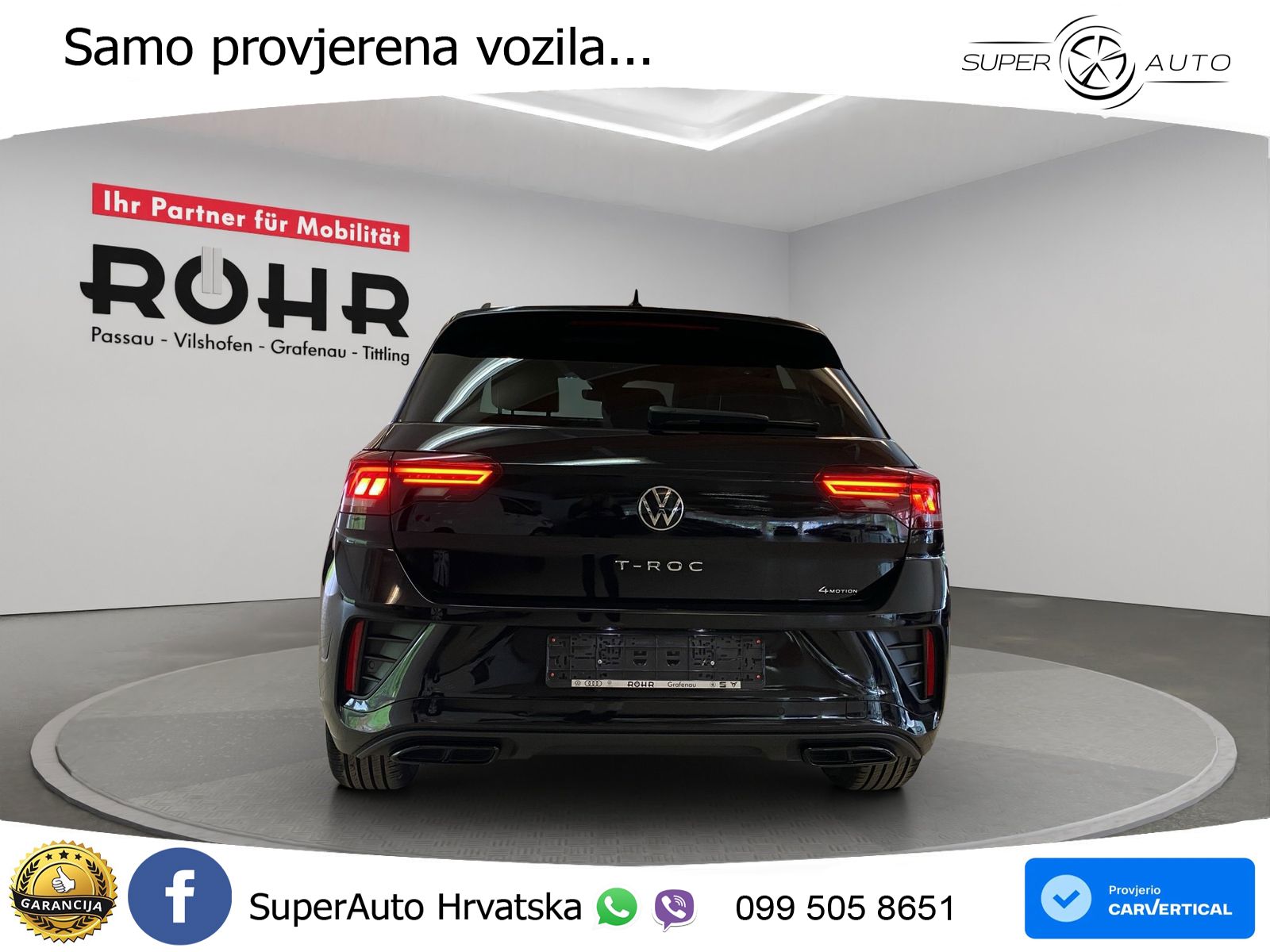 Volkswagen T-Roc I 2.0 TSI (190 KS) 4M DSG LED+GR SJED+ACC