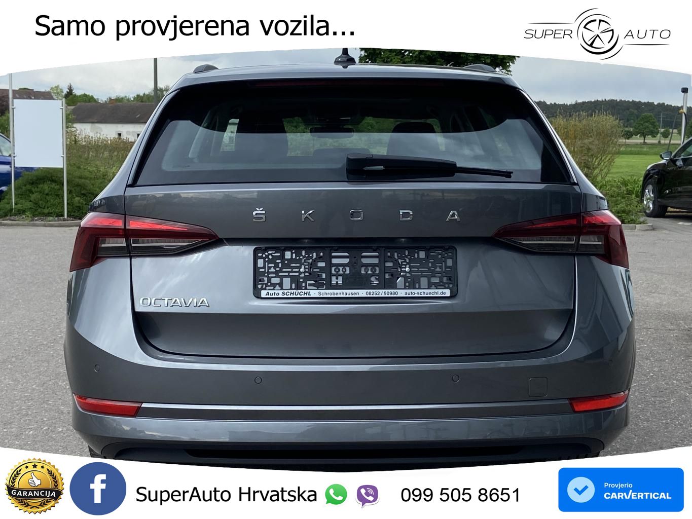 Škoda Octavia Combi 2.0 TDI (150 KS) DSG LED+GR SJED+ACC