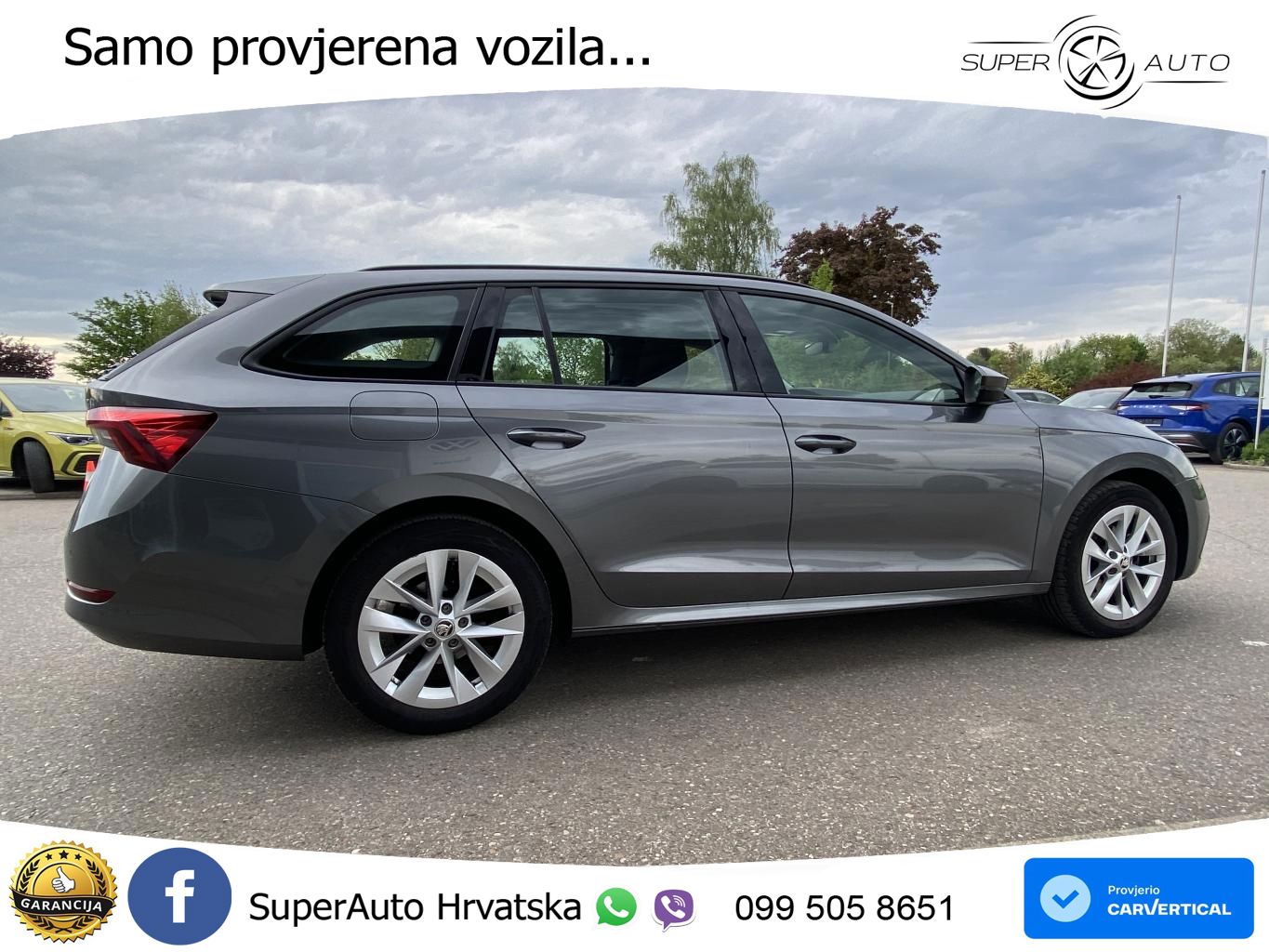 Škoda Octavia Combi 2.0 TDI (150 KS) DSG LED+GR SJED+ACC