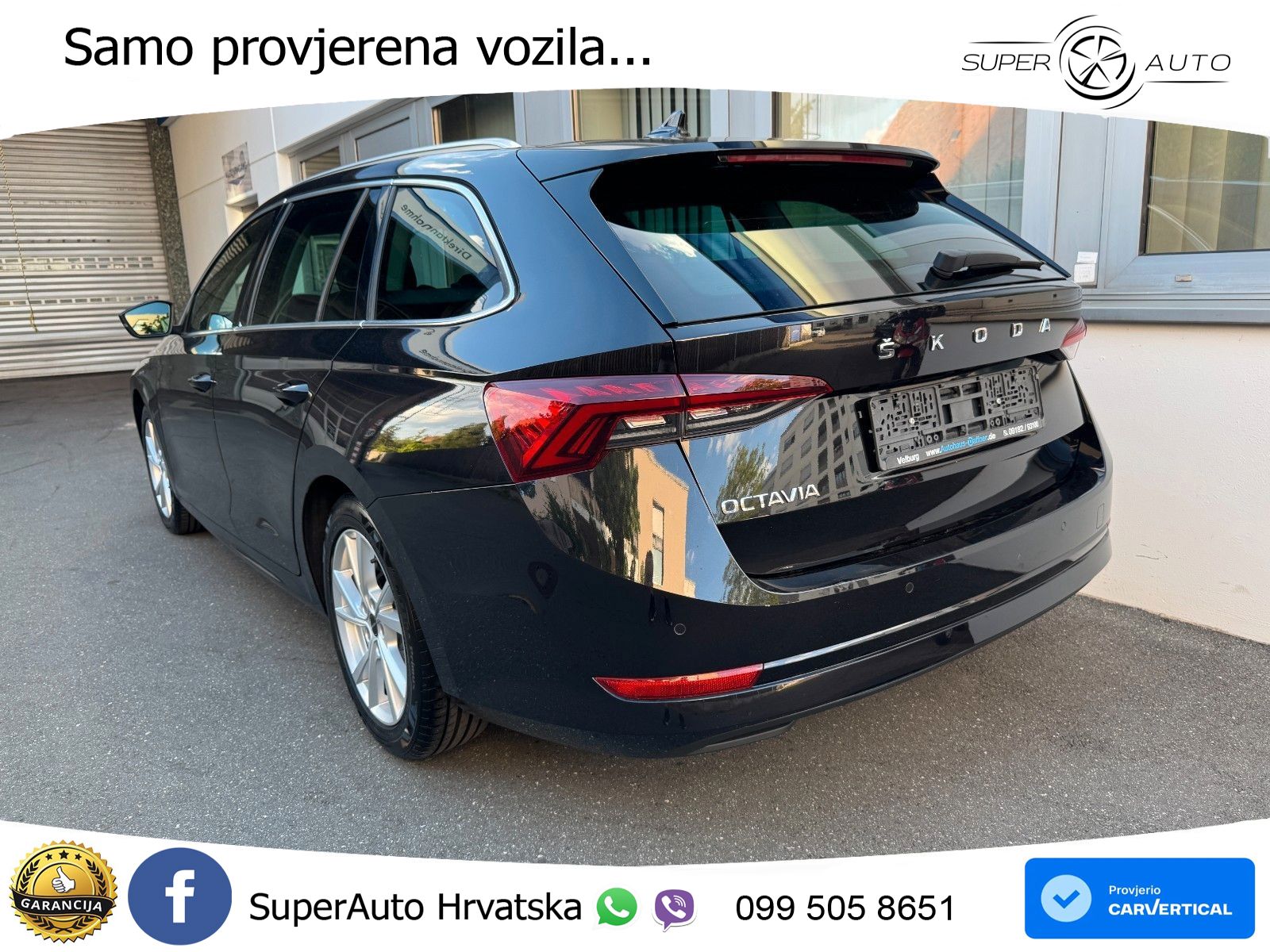 Škoda Octavia Combi 2.0 TDI (150 KS) DSG LED+GR SJED+ACC