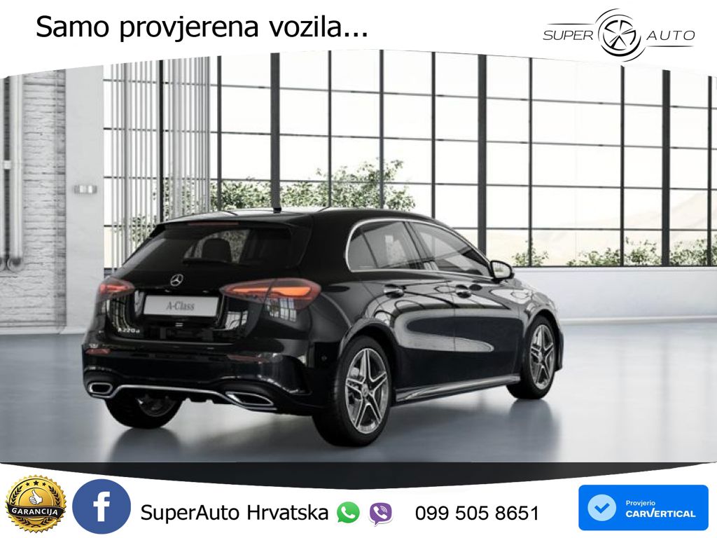 Mercedes-Benz A 220d 8G-DCT AMG ACC+GR SJED+360+PANO