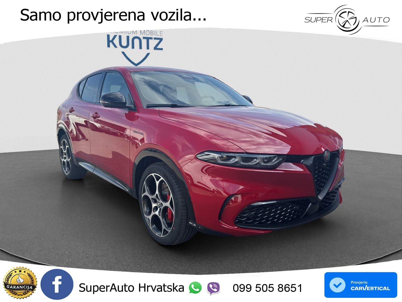 Alfa Romeo Tonale 1.5 VGT (160 KS) 48V-Hybrid TCT LED+GR SJED+ACC