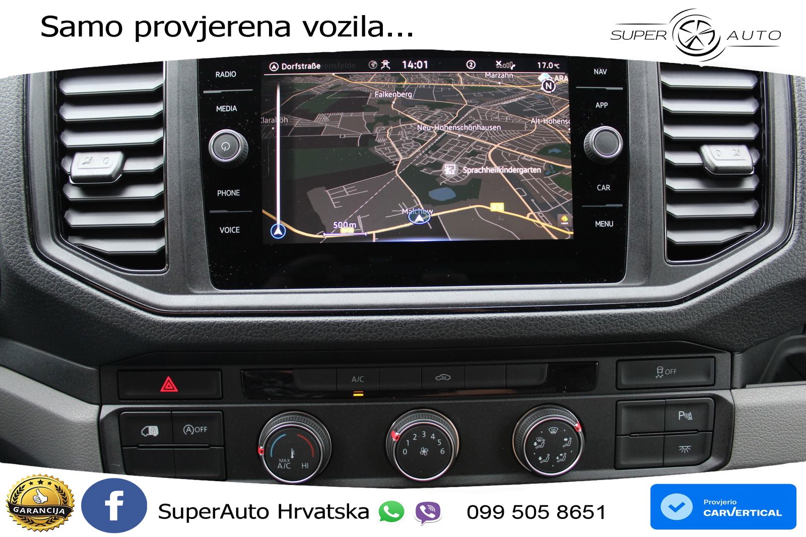 Volkswagen Crafter Kasten L2H2 140PS Automatik AHK Navi LED 140 KS
