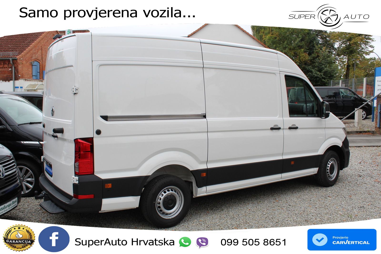 Volkswagen Crafter Kasten L2H2 140PS Automatik AHK Navi LED 140 KS