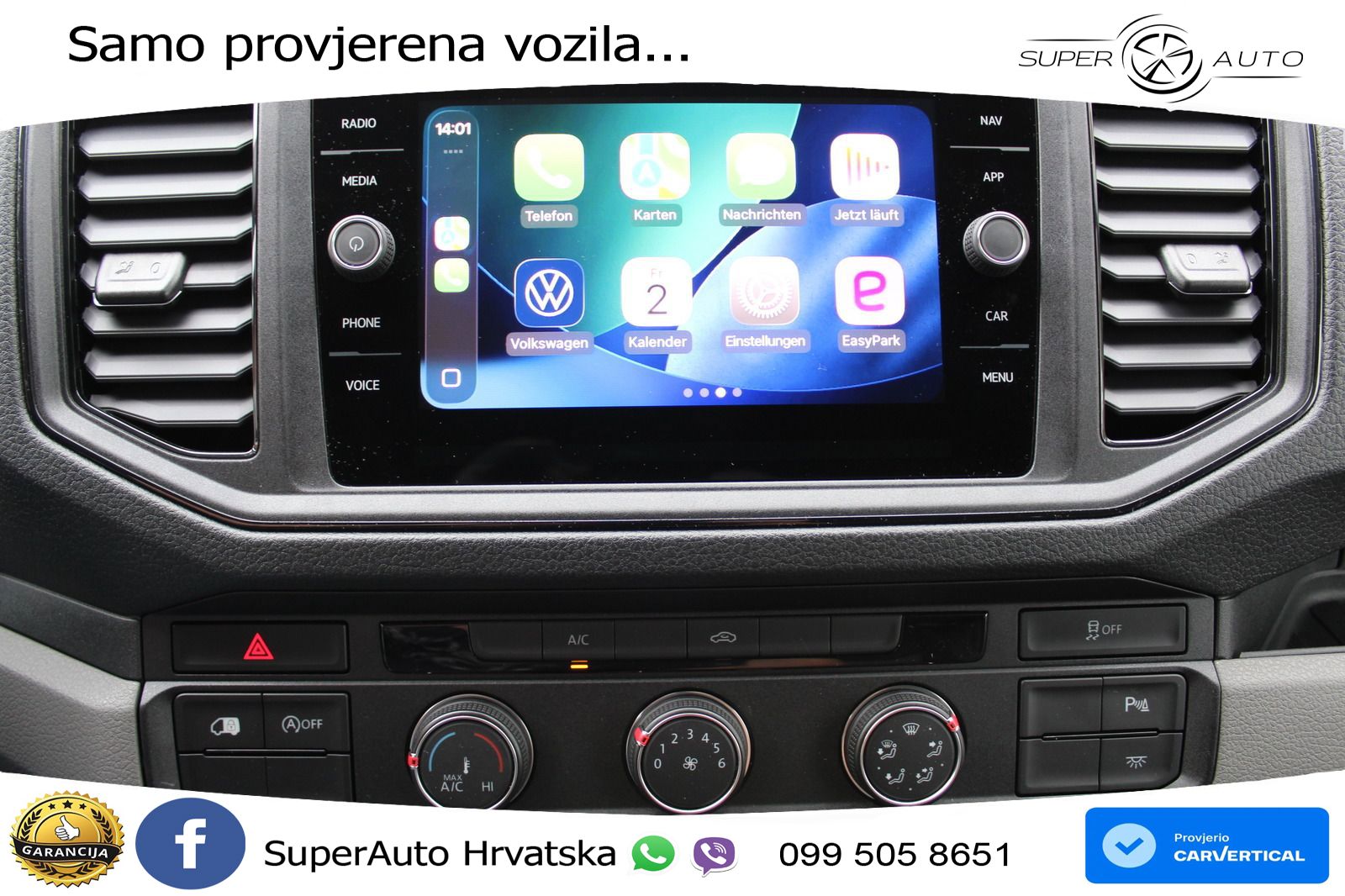 Volkswagen Crafter Kasten L2H2 140PS Automatik AHK Navi LED 140 KS