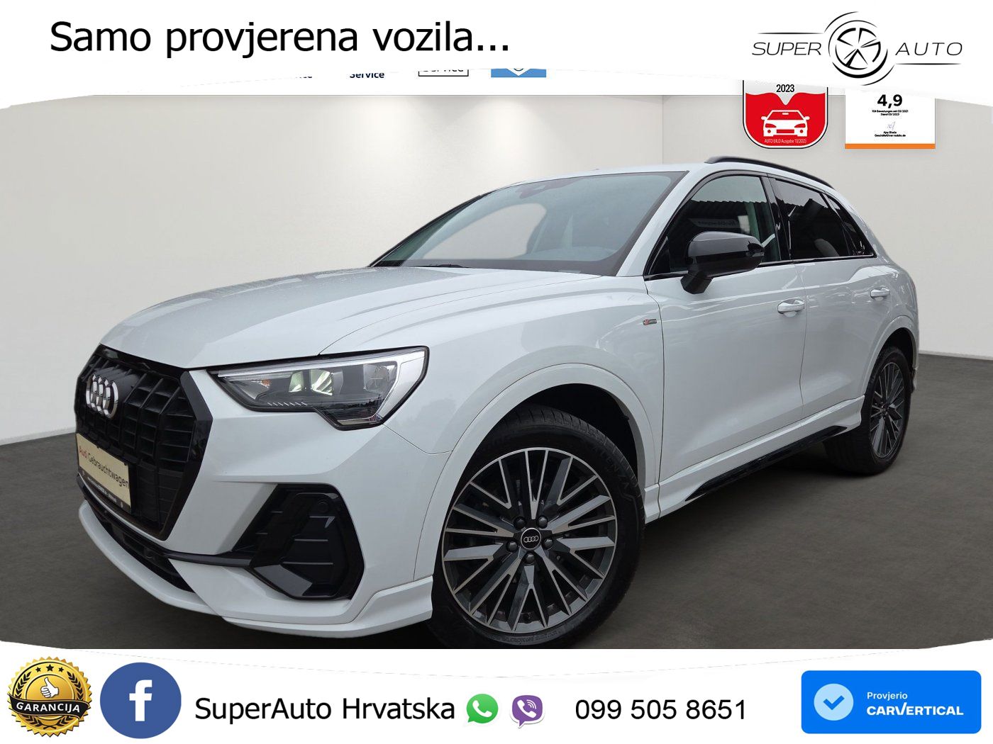 Audi Q3 35 TFSI (150 KS) S tronic S line LED+GR SJED+ACC
