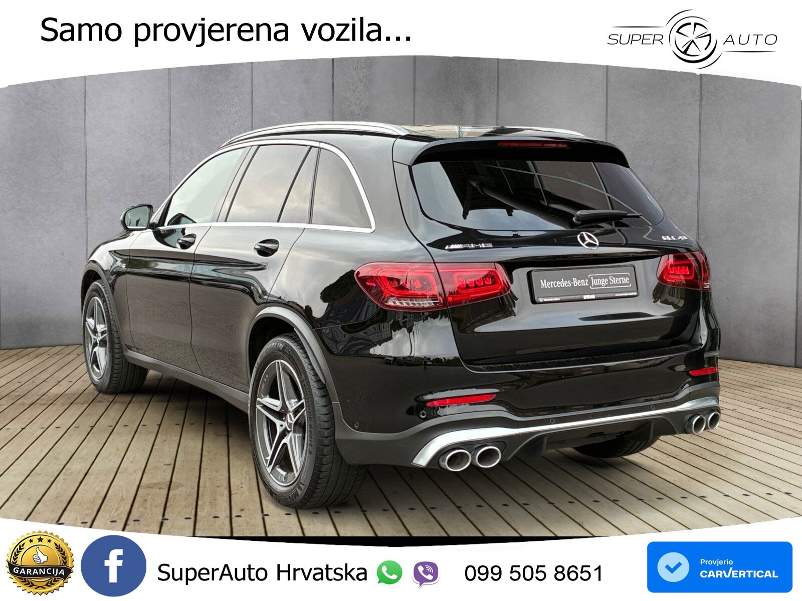 Mercedes AMG GLC 43 V6 (390 KS) 4MATIC TCT LED+GR SJED+ACC