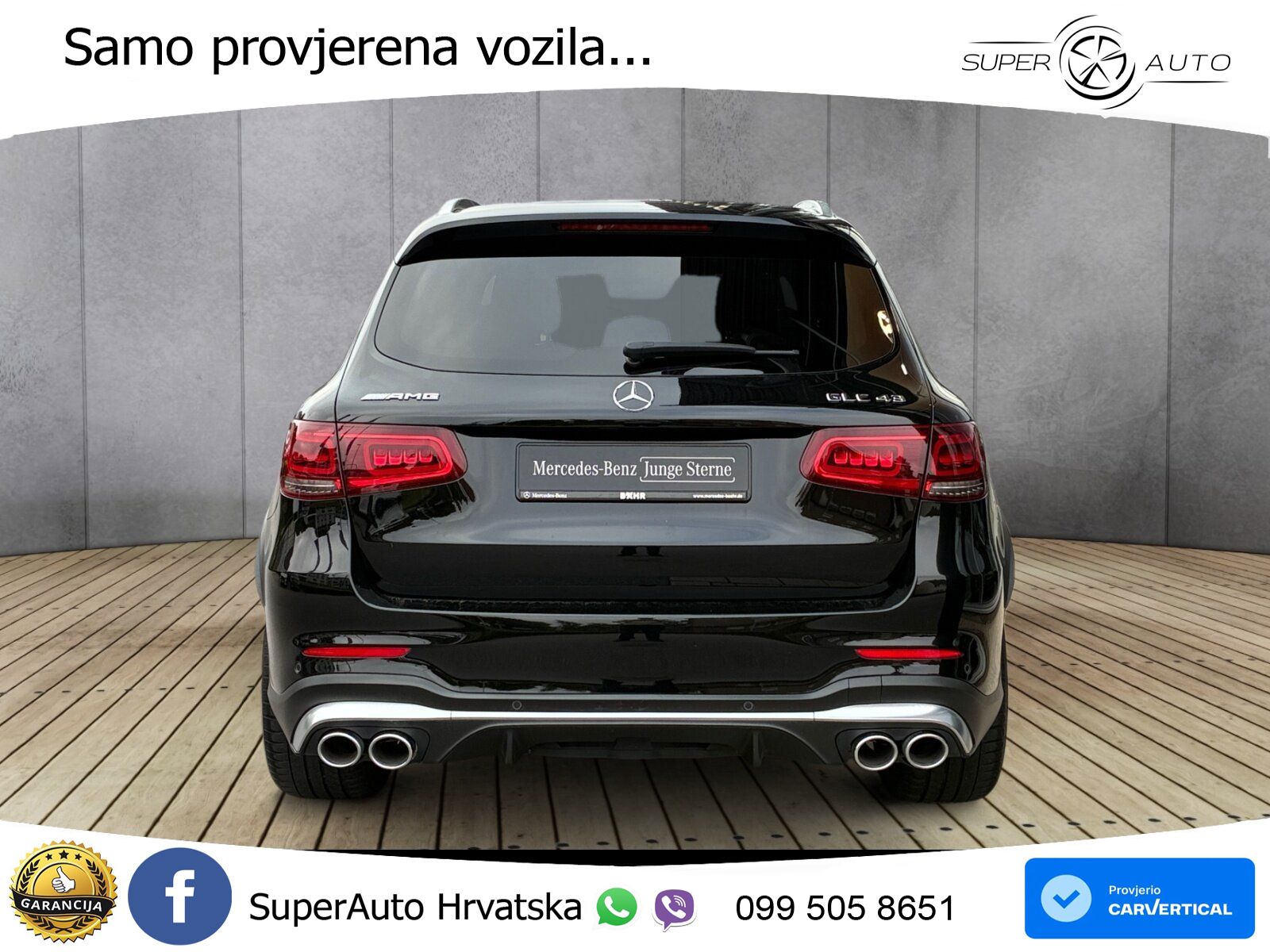Mercedes AMG GLC 43 V6 (390 KS) 4MATIC TCT LED+GR SJED+ACC