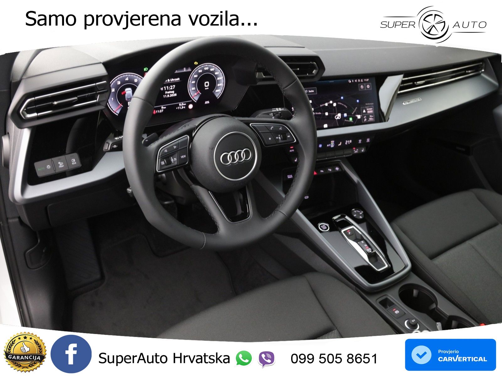 Audi A3 Sportback 40 TFSI (204 KS) quattro S tronic S line LED+GR SJED+ACC