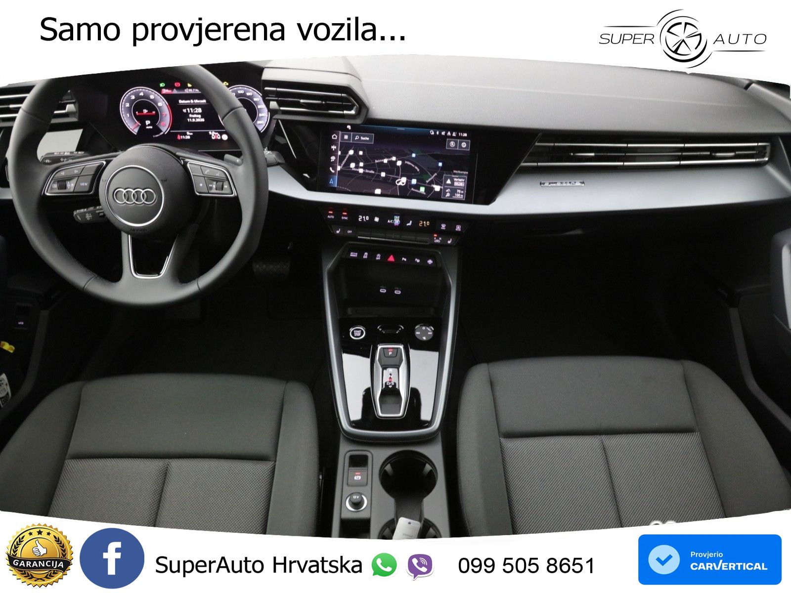 Audi A3 Sportback 40 TFSI (204 KS) quattro S tronic S line LED+GR SJED+ACC