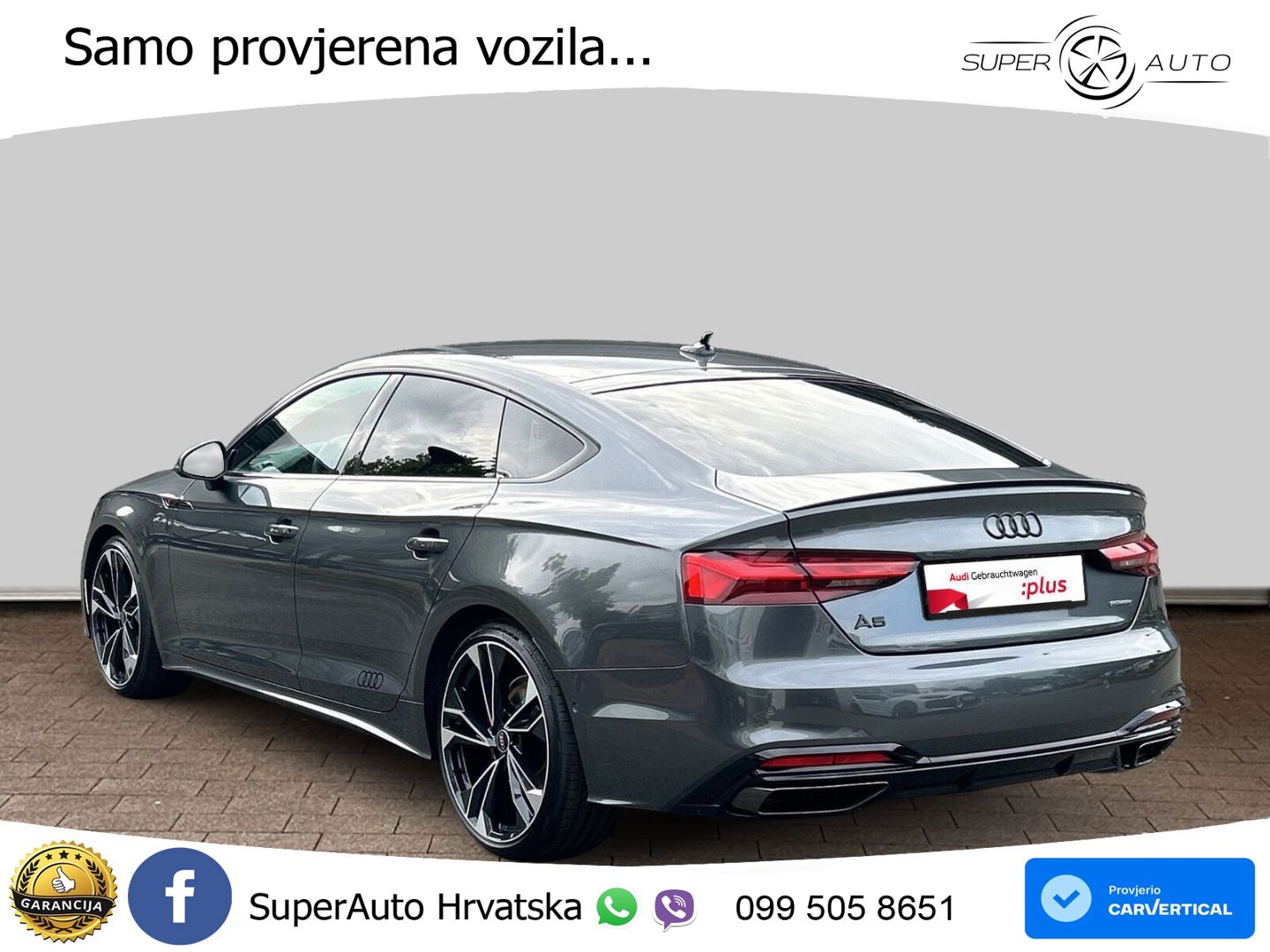 Audi A5 Sportback 40 TDI (204 KS) quattro S tronic S line MATRIX+GR SJED+KAM