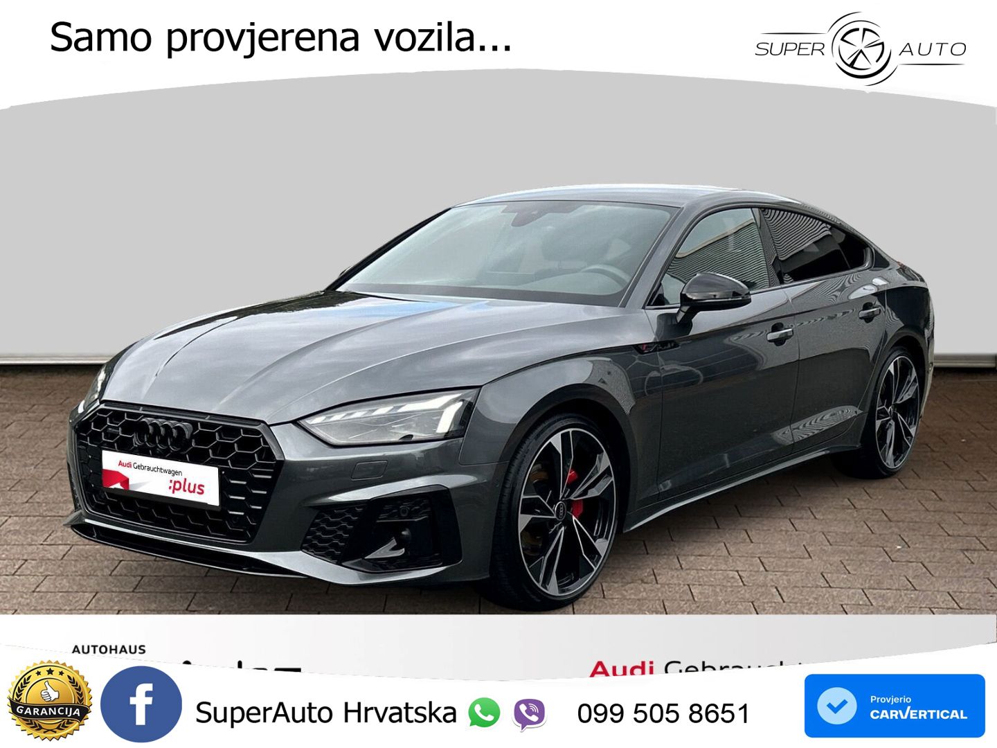 Audi A5 Sportback 40 TDI (204 KS) quattro S tronic S line MATRIX+GR SJED+KAM