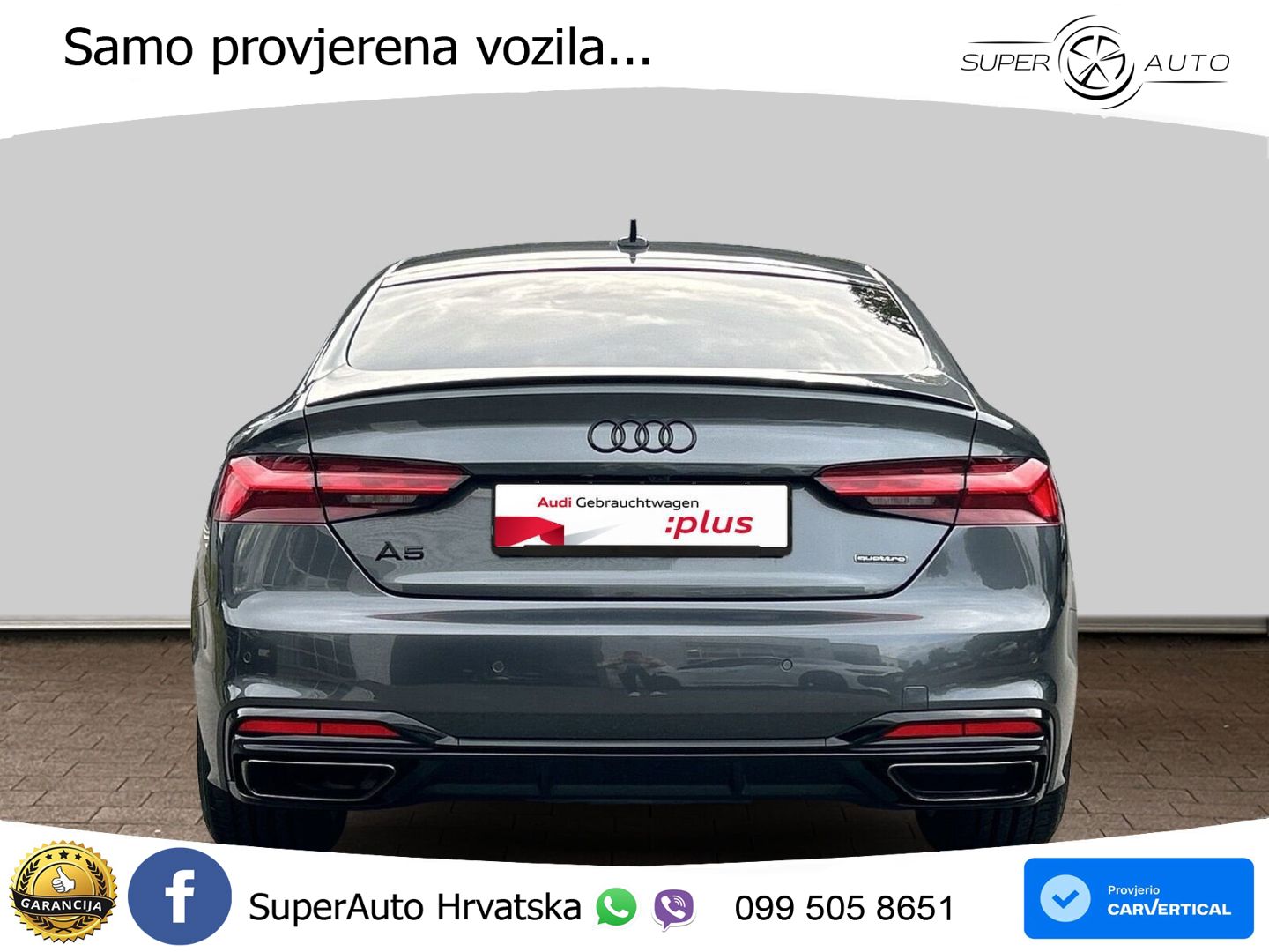 Audi A5 Sportback 40 TDI (204 KS) quattro S tronic S line MATRIX+GR SJED+KAM