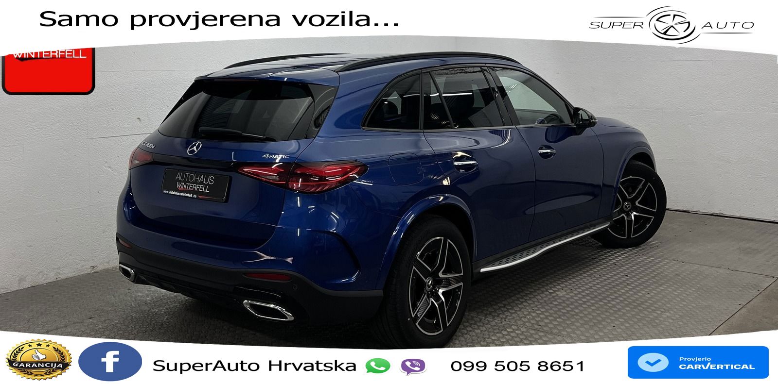 Mercedes GLC 300d (269 KS) 4MATIC 9G-TRONIC AMG ZRAČNI+ACC+GR SJED+KAM
