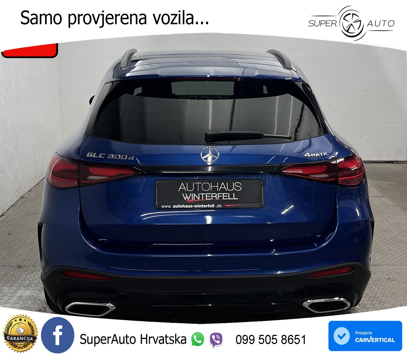 Mercedes GLC 300d (269 KS) 4MATIC 9G-TRONIC AMG ZRAČNI+ACC+GR SJED+KAM