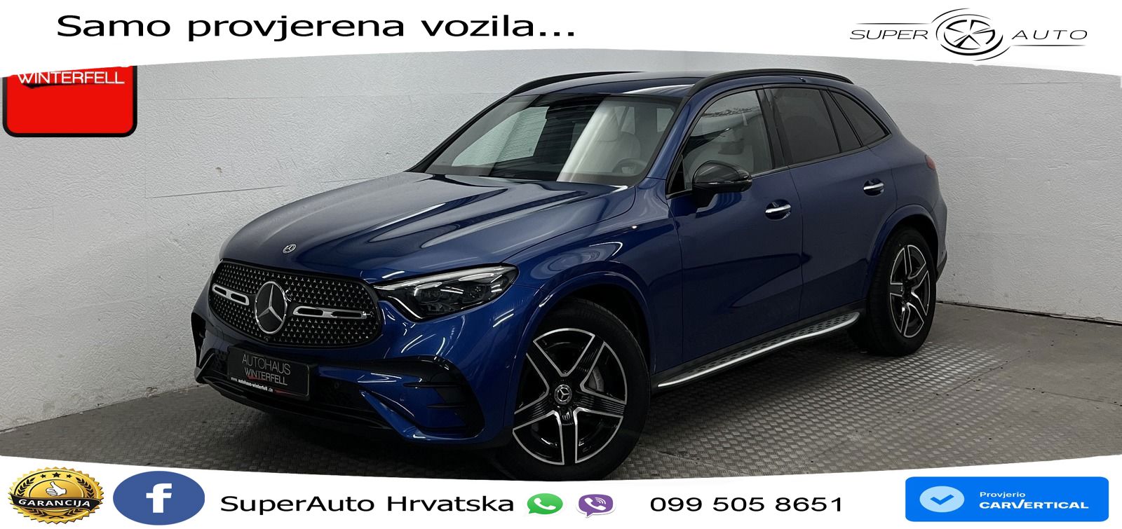 Mercedes GLC 300d (269 KS) 4MATIC 9G-TRONIC AMG ZRAČNI+ACC+GR SJED+KAM