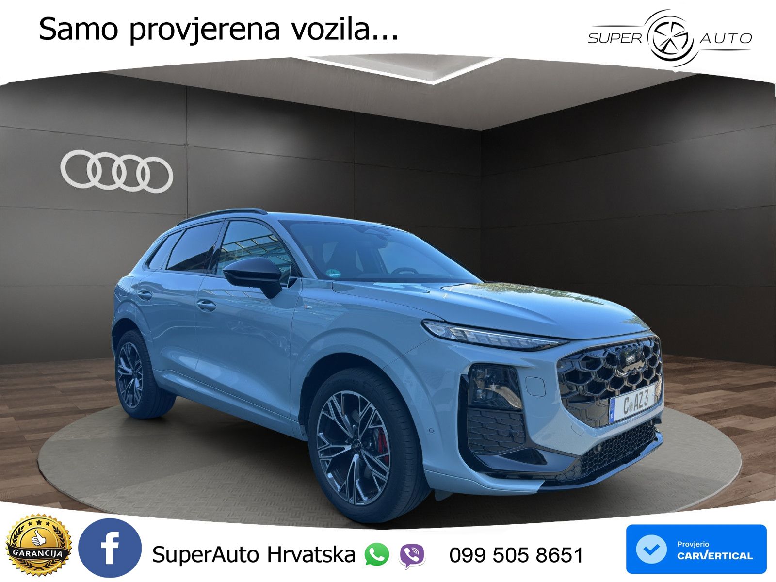 Audi Q3 2.0 TFSI (265 KS) quattro S tronic S line LED+GR SJED+ACC