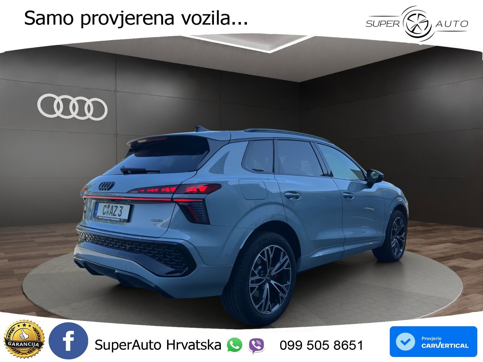 Audi Q3 2.0 TFSI (265 KS) quattro S tronic S line LED+GR SJED+ACC