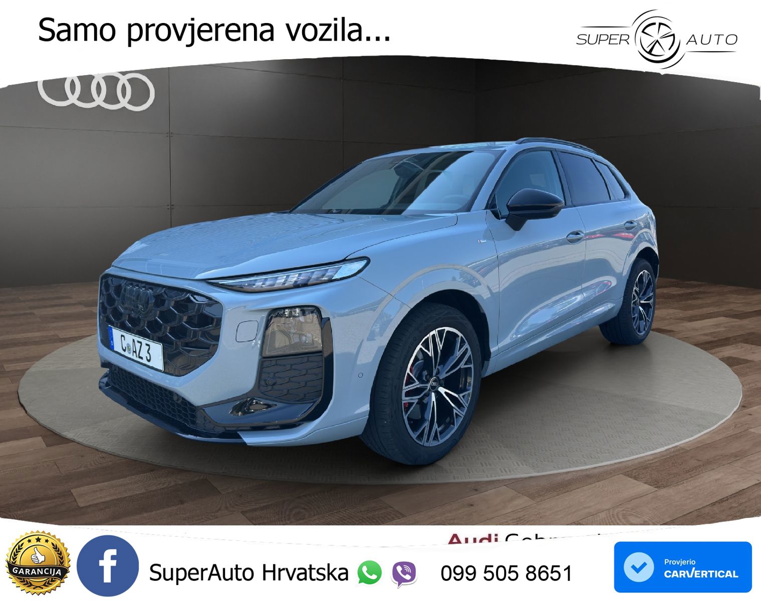 Audi Q3 2.0 TFSI (265 KS) quattro S tronic S line LED+GR SJED+ACC