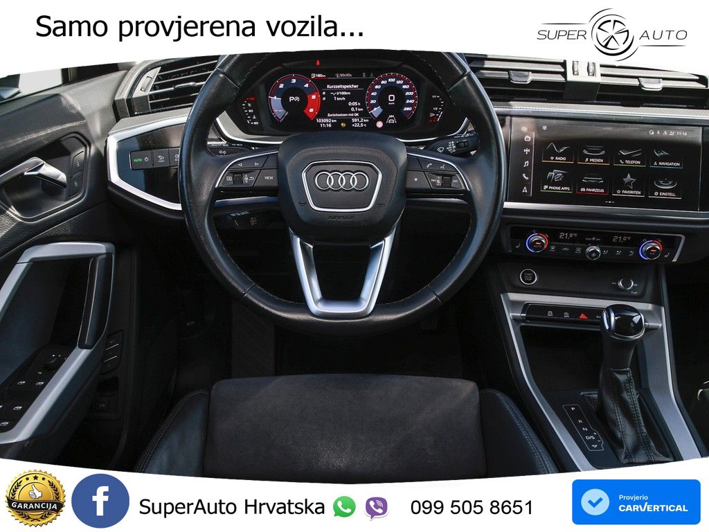 Audi Q3 40 TDI (200 KS) quattro S tronic advanced MATRIX+GR SJED+KAM
